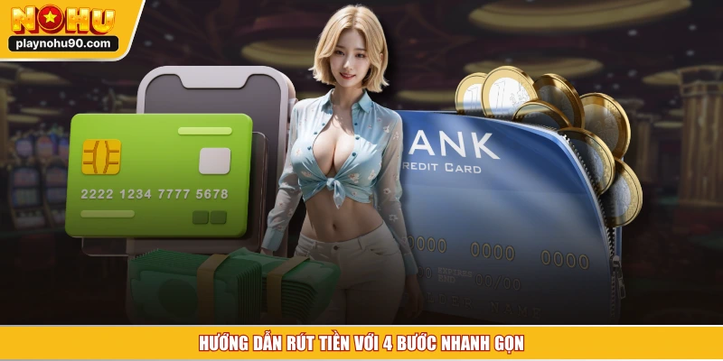 Hướng dẫn rút tiền với 4 bước nhanh gọn